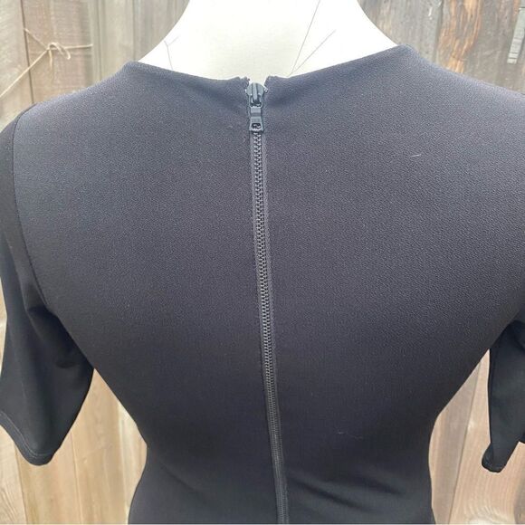 Alice + Olivia sheer black midi dress - Picture 15 of 16